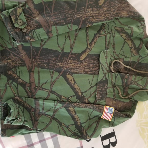 Green Tree Camo Field Pullover 